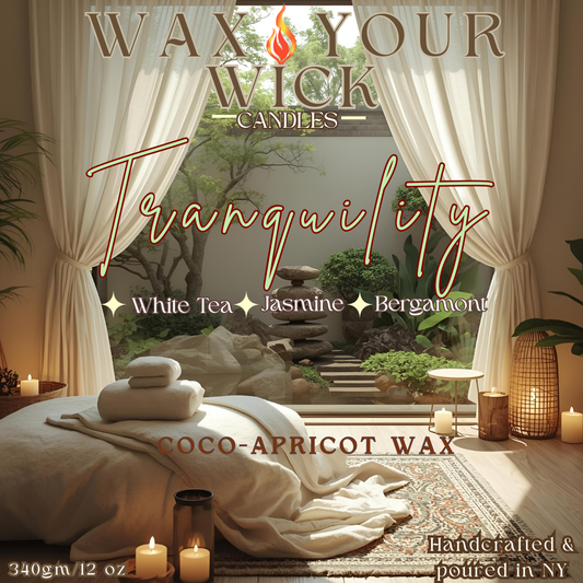 Tranquility Candle – White Tea, Jasmine & Bergamot