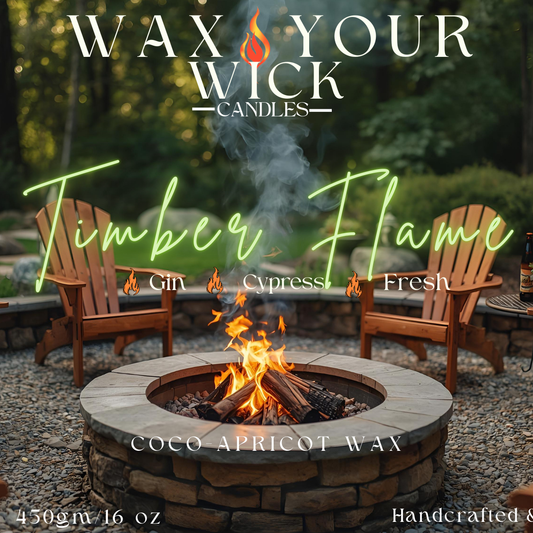 Timber Flame Campfire Candle | Gin & Cypress