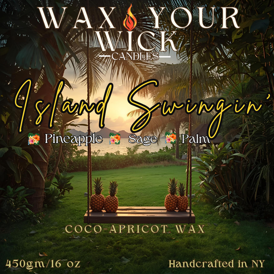 Island Swingin’ Candle – Pineapple, Sage & Palm