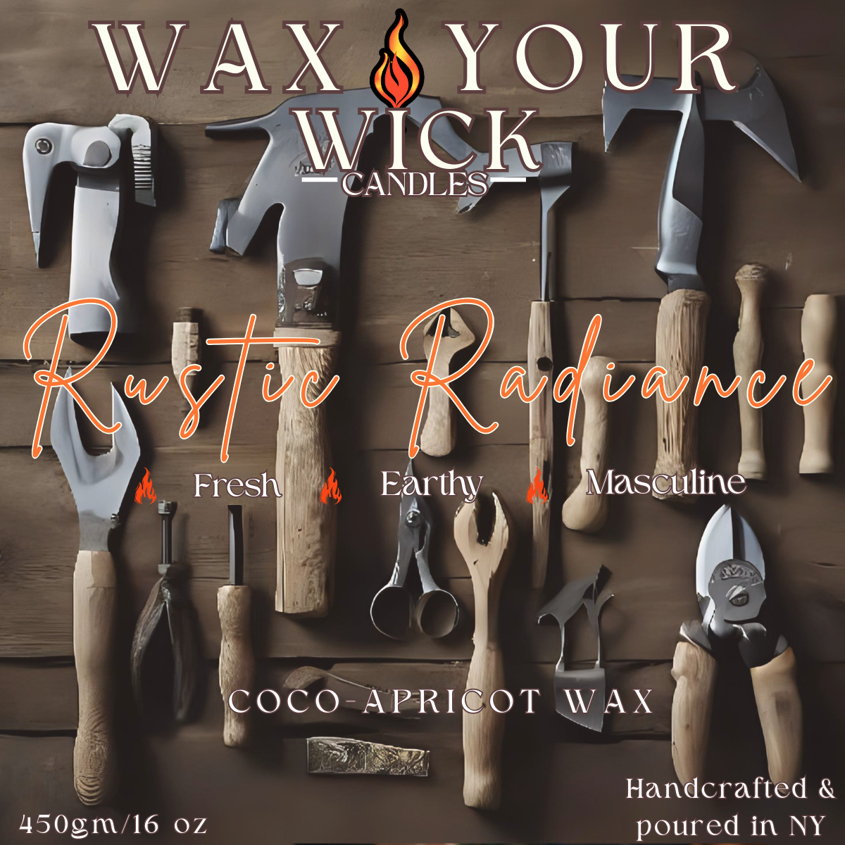 Rustic Radiance Candle – Fresh, Earthy & Masculine