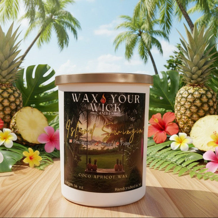 Island Swingin’ Candle – Pineapple, Sage & Palm